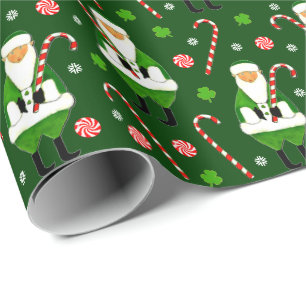 Papel De Regalo Regalo de Navidad irlandés