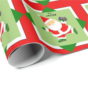 Papel De Regalo Regalo de Navidad para jugador de videojuegos