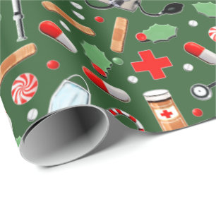 Papel De Regalo Regalo de Navidad para médico o enfermera