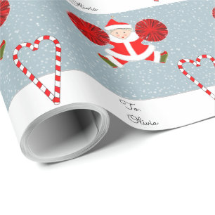 Papel De Regalo Regalo de Navidad personalizado para animadora