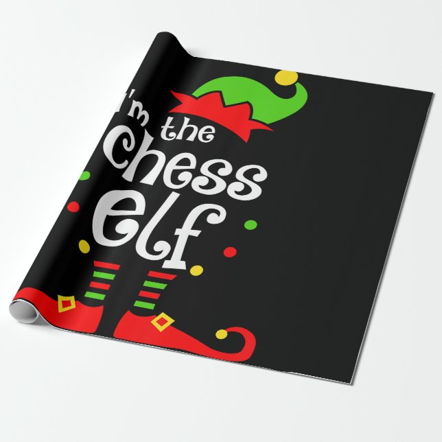 Papel De Regalo regalo de navidades de amigos de la familia chess  (Desenrollado)