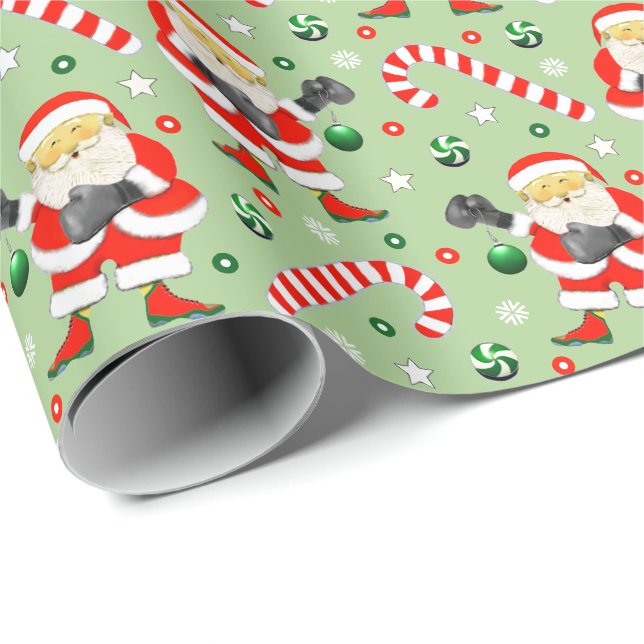 Papel De Regalo Regalo de Navidades de boxeo (Esquina del rollo)