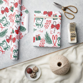 Papel De Regalo Regalo de Navidades de Feliz Navidad
