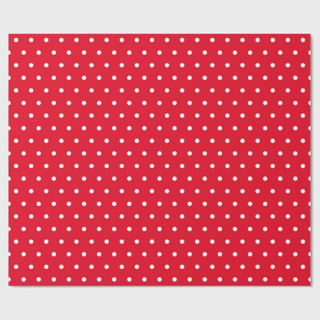 Papel De Regalo Regalo de Navidades de Fiestas de puntos de polka  (Superficie plana)