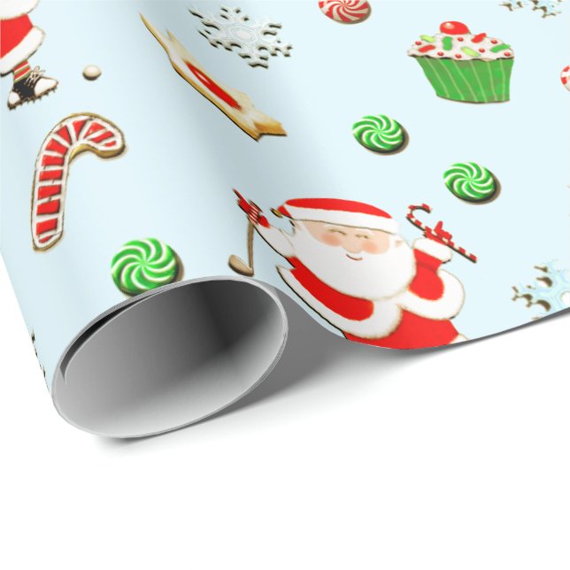 Papel De Regalo Regalo de Navidades de golf creativos (Esquina del rollo)