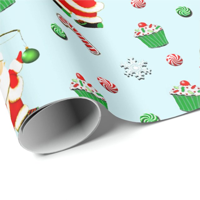 Papel De Regalo Regalo de Navidades de pesca creativos (Esquina del rollo)
