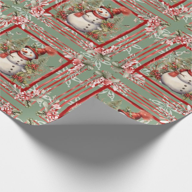 Papel De Regalo Regalo de Navidades elegantes de bonito (Esquina)