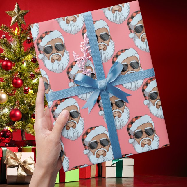 Papel De Regalo Regalo de Navidades rosados de la Santa Face de Es (Subido por el creador)