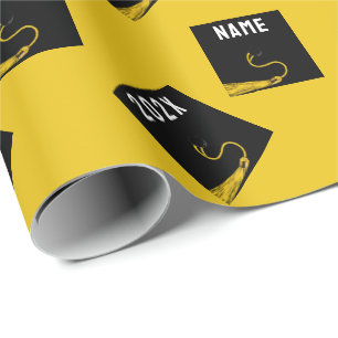 Papel De Regalo Regalo de oro de graduación 2025
