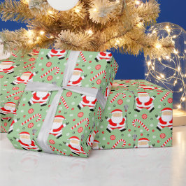 Papel De Regalo Regalo de Papá Noel de Lacrosse