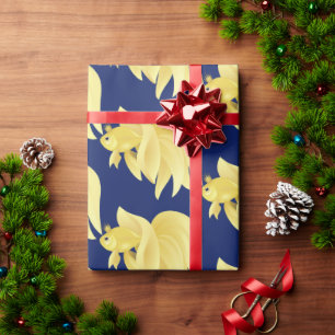 Papel De Regalo regalo de pez dorado princesa