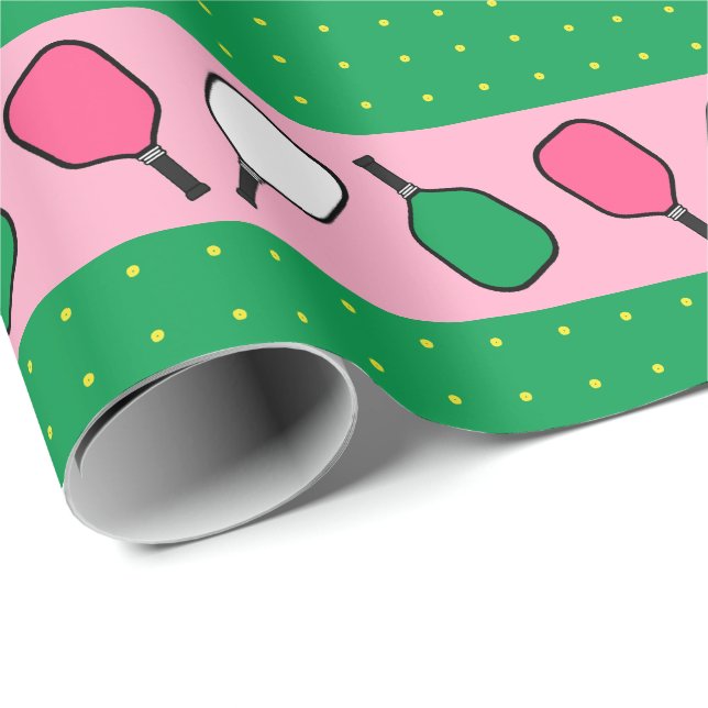 Papel De Regalo Regalo de Pickleball (Esquina del rollo)