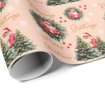 Regalo de Santa Claus Vintage Rosa