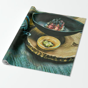 Papel De Regalo Regalo de sushi vintage
