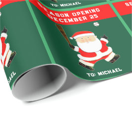 Papel De Regalo Regalo de vacaciones creativas de béisbol