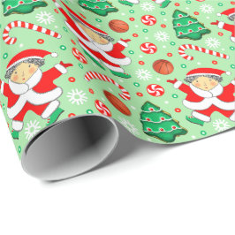 Papel De Regalo Regalo de vacaciones de baloncesto para chicas