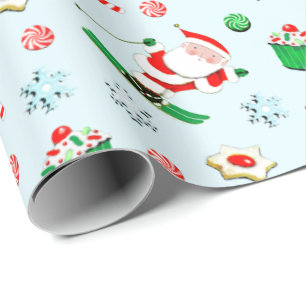 Papel De Regalo Regalo de vacaciones de esquí de nieve