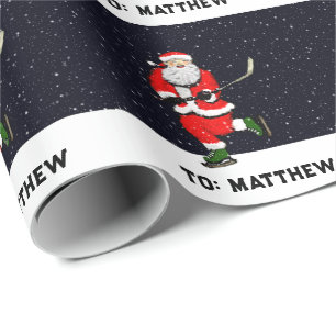 Papel De Regalo Regalo de vacaciones de hockey