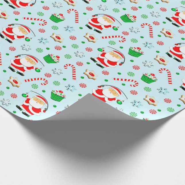 Papel De Regalo Regalo de vacaciones de los Navidades pesqueros (Esquina)
