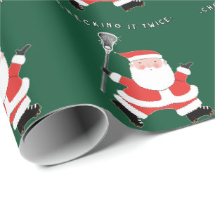 Papel De Regalo Regalo de vacaciones de Navidades Lacrosse