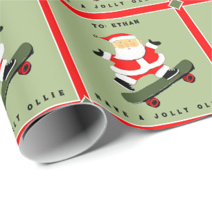 Papel De Regalo Regalo de vacaciones para patinador