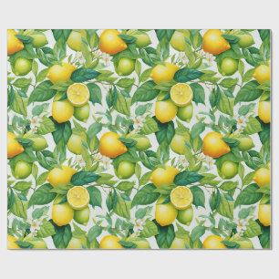 Papel De Regalo Regalo de vegetación del limonar
