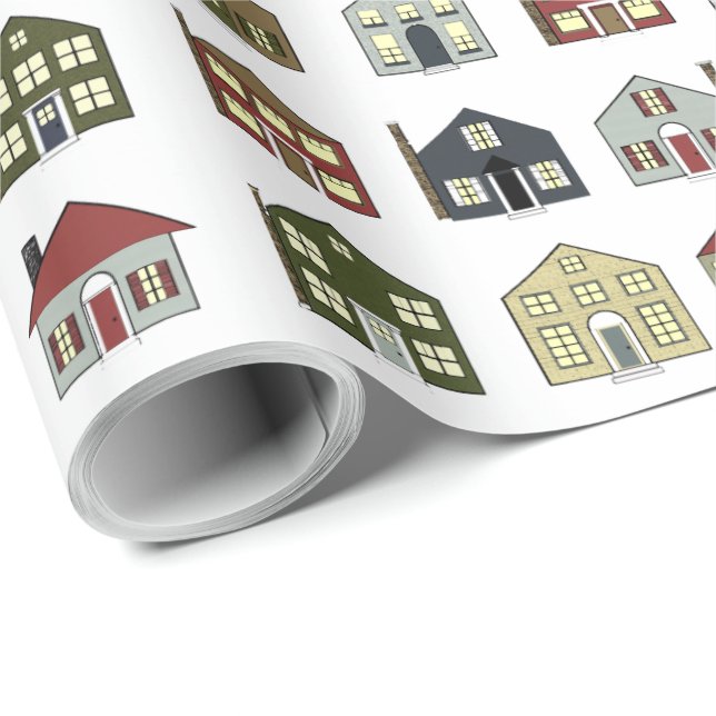 Papel De Regalo Regalo del agente inmobiliario (Esquina del rollo)