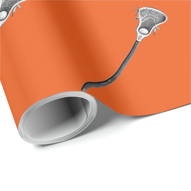 Papel De Regalo Regalo deportivo de Lacrosse (Esquina del rollo)