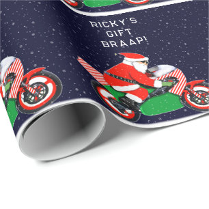 Papel De Regalo Regalo divertido de motocicleta