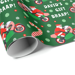 Papel De Regalo Regalo divertido de vacaciones de motocicleta de m