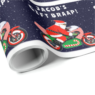 Papel De Regalo Regalo divertido de vacaciones en motocicleta