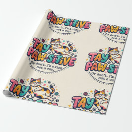 Papel De Regalo Regalo divertido para amantes de gatos para manten