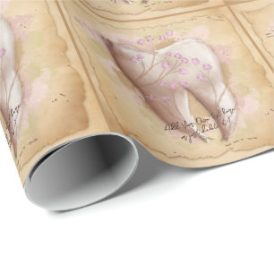 Papel De Regalo Regalo elegante vintage para asistente dental Dent