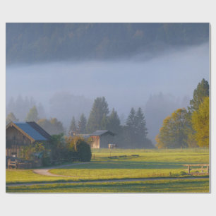 Papel De Regalo Regalo escénico de la cabina de la foto del aire