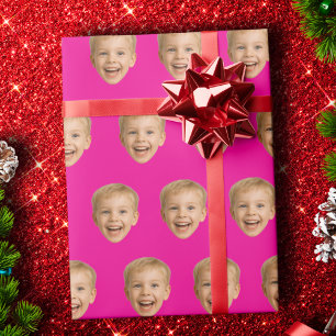 Papel De Regalo Regalo facial personalizado, foto cara personaliza