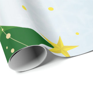 Papel De Regalo Regalo festivo juguetón azul y verde