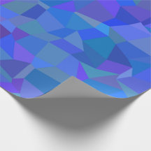 Regalo geométrico azul púrpura en todas las ocasio