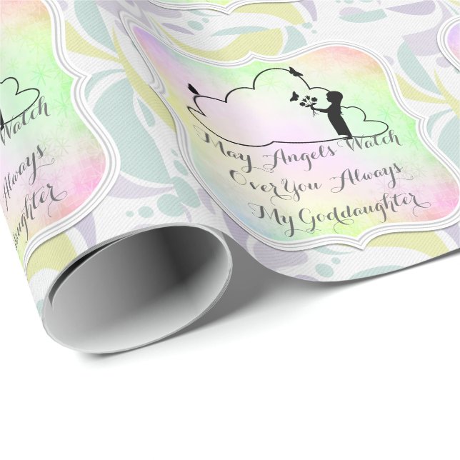 Papel De Regalo Regalo infantil personalizado de bonito (Esquina del rollo)