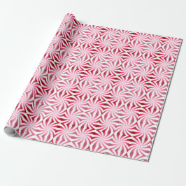 Papel De Regalo Regalo moderno del patrón Peppermint