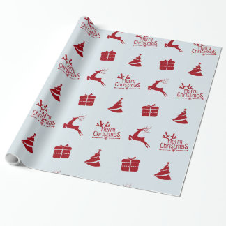 Papel De Regalo Regalo moderno mínimo de navidad en invierno