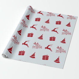 Papel De Regalo Regalo moderno mínimo de navidad en invierno
