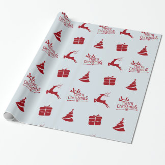 Papel De Regalo Regalo moderno mínimo de navidad en invierno