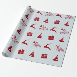 Papel De Regalo Regalo moderno mínimo de navidad en invierno