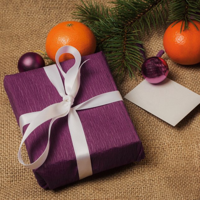 Papel De Regalo Regalo morado chic sólido (Subido por el creador)