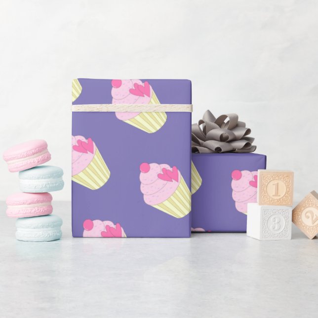 Papel De Regalo regalo Morado illusima (Baby Shower)