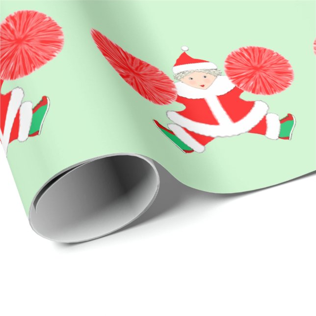 Papel De Regalo Regalo navideño animador (Esquina del rollo)