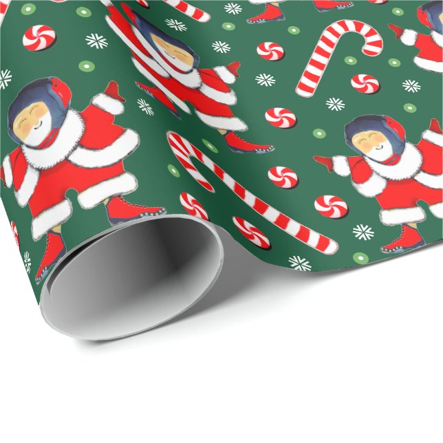 Papel De Regalo Regalo navideño de luchadores Navidades (Esquina del rollo)