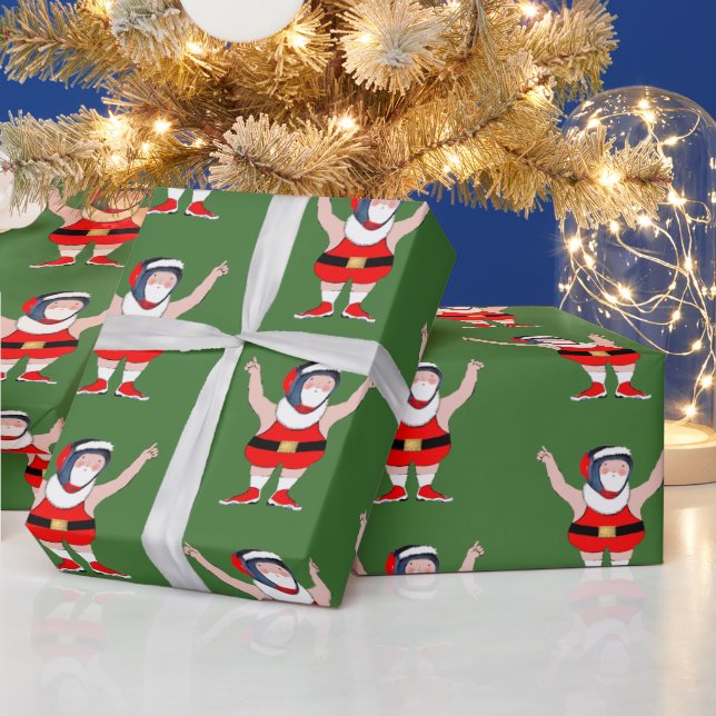 Papel De Regalo Regalo navideño de luchadores Navidades (Vacaciones)