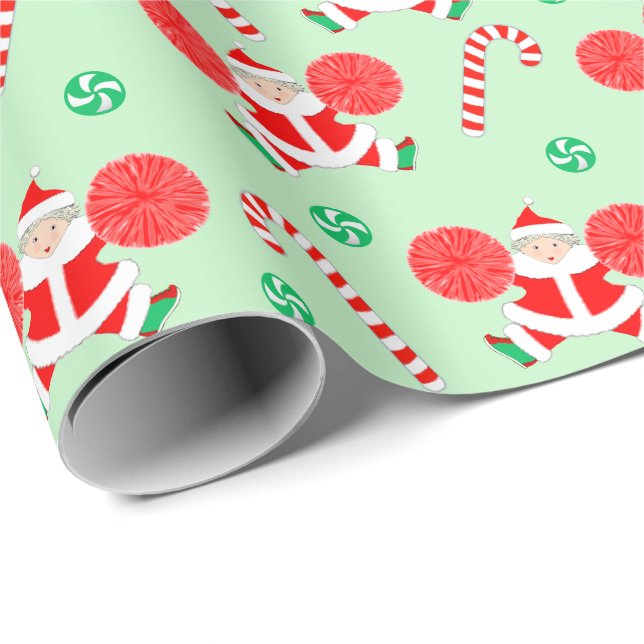 Papel De Regalo Regalo navideño de Navidades animadores (Esquina del rollo)