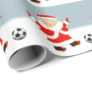 Papel De Regalo Regalo navideño de Navidades de fútbol